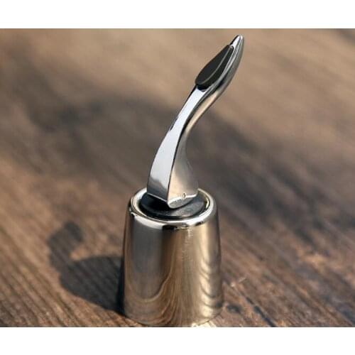 200PCS Stainless Steel Vacuum Sealed Red Wine Storage Bottle Stopper Sealer Saver Preserver Champagne Lids Caps Bar Tool