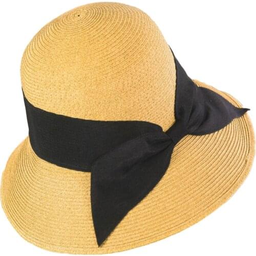 2018 Fashion Brand Packable UPF Straw Sun hats For Women Summer Floppy Casual Beach Cap Wide Brim Fedora Travel Hat 56-59CM