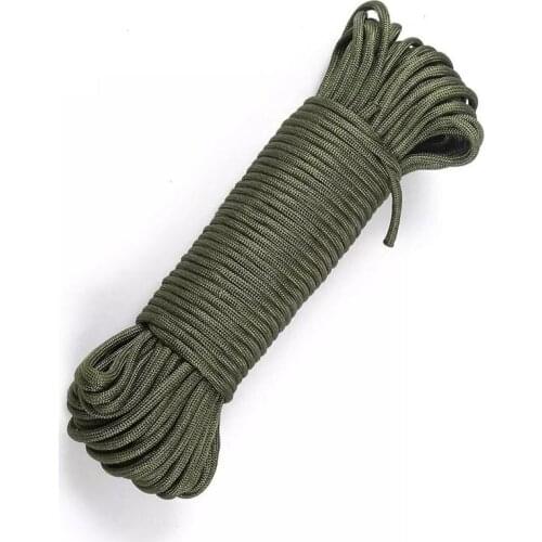 31M 550 Military Standard 7-Core Rope 4mm Outdoor Parachute Cord Survival Umbrella Tent Lanyard Strap For Hiking Camping