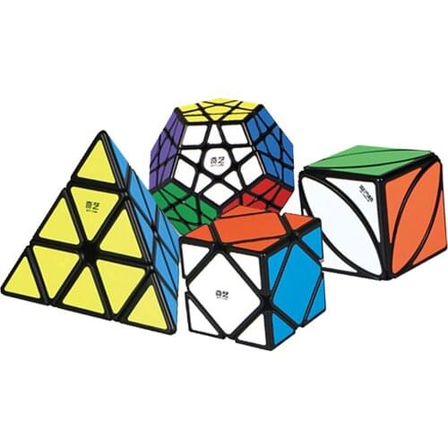 4Pcs Smart Twist Puzzle Cube Anti Stress for Kids Friends Family Toys