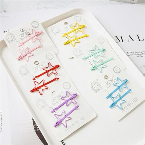 Haimeikang Hair Accessories Snap Hair Clips Snap Hairpins Hairclips Hair Snap Clips Hairgrips Barrettes Hairdressing Tool