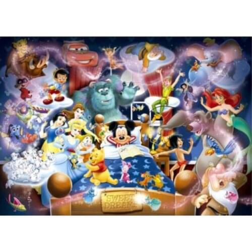 Diamond painting cartoon mouse mosaic embroidery cross stitch rhinestone picture puzzle toy children drawing wall decor craft