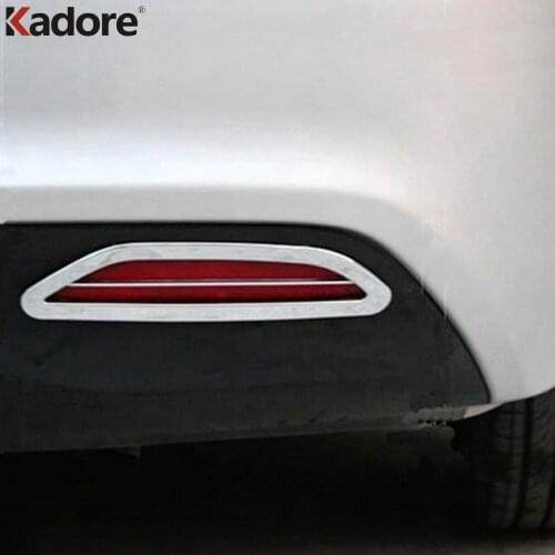 For Hyundai Sonata 2020 2021 Chrome Front Fog Light Cover Trim Foglamp Bezel Decoration Car Styling Exterior Accessories