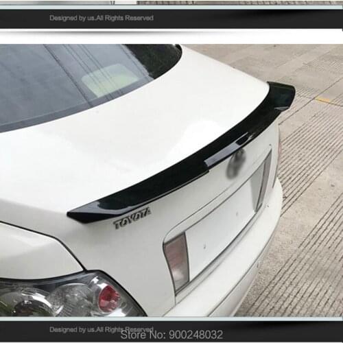 For ToyotaMark X with color 2005-2011 Carbon Spoiler Wing Trunk Lip Boot Cover Car Styling