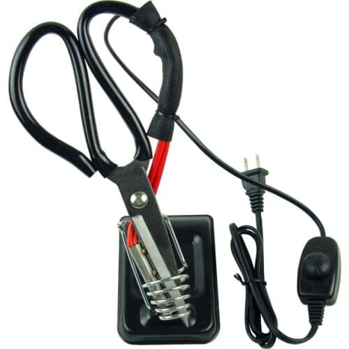 Electric Trimming Shear Tailor Scissors Clothing Electric Shears Adjustable Temperature 220V