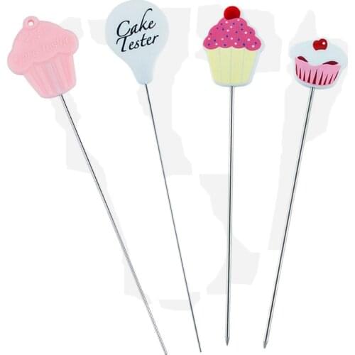 Stainless Steel Cake Test Needle Sticks Reusable Cake Baking Tester For Bread Biscuit Muffin Pancake Cake Baking Accessories