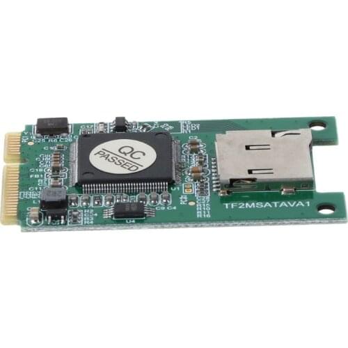 Micro SD TF Card to Mini PCI-E mSATA SSD Solid State Drive Adapter Converter for PC Computer Laptop Accessories