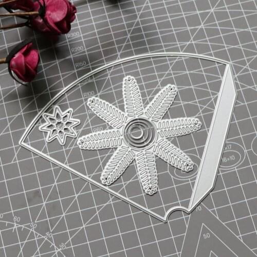 Reel Windmill Flower Craft Metal Cutting Dies Scrapbook Stamp Carving Paper Card Stamping New DIY Die Cut