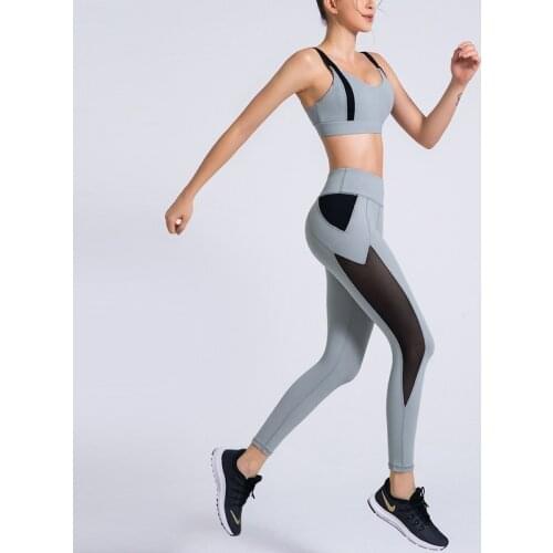 Yoga Set Womens Fitness Training Clothes Casual Sports Bra High Waist Hip Peach Pants Sport Suit Female Gym Running Cloth Women