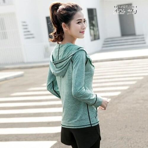 Yoga Crop Top 2021 Spring Summer Clothes Sportswear Coat Womens Zipper Cardigan Running Mujer Camisetas