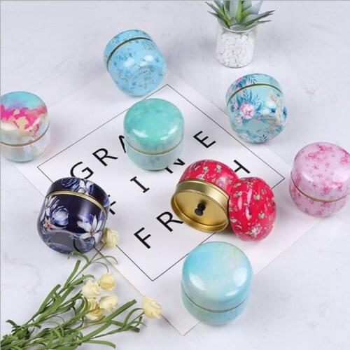 Hot 1PC Kitchen Tea Box Jar Storage Holder Candies Cans Teaware Tea Caddies Tin Containers Stash Storage Box