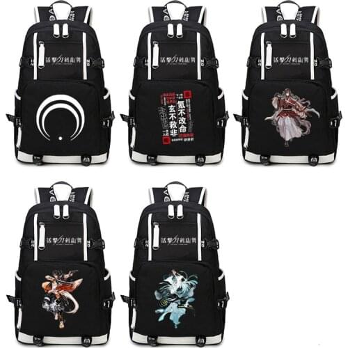 KATSUGEKI TOUKEN RANBU Online Backpack Anime Mikazuki Munechika Cosplay Nylon Luminous School Bag Travel Bags