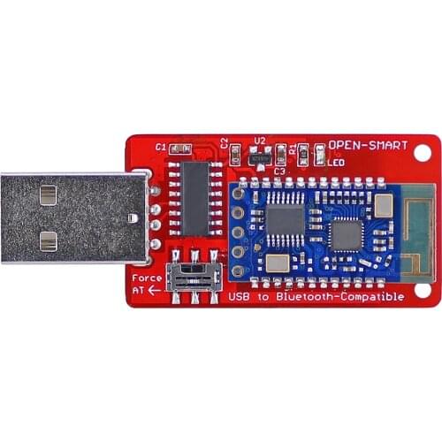 OPEN-SMART SPP+BLE Wireless USB to Bluetooth-Compatible Transceiver Master Slave Mode Debug Module Compatible for Arduino