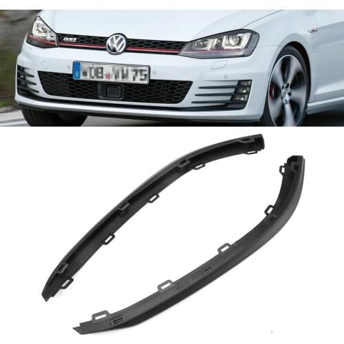 Car Front Bumper Lower Splitters Air Deflector Valance Canards For VW For Golf MK7 GTI 2015-2017 5GG8059039B9 5GG8059049B9