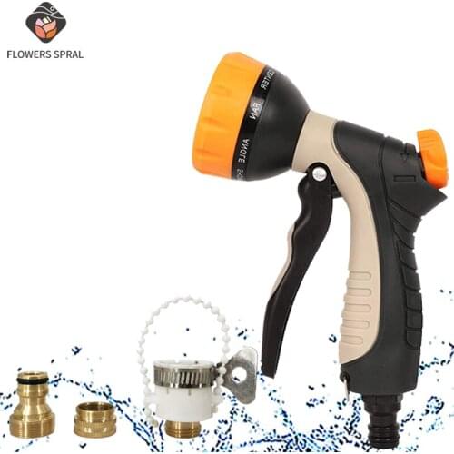 Portable High Pressure Water Gun Watering Lawn High Pressure Cleaner Garden Hose Watering Sprinkler The New Garden Motor Sprayer
