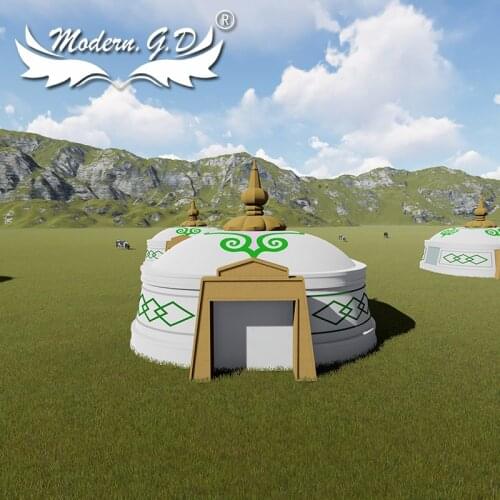 Natural style leisure Mongolian yurt house