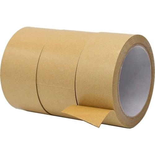 Kraft Paper Tape Self-Adhesive Sealing Tape Brown High Adhesive Packaging Photo Frame Backboard home improvement sticker tape