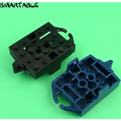 Smartable Rollercoaster Chassis 4x5 for Rail Building Block MOC Parts Toy For Kids Technical Creative Compatible 26021 5pcs/Lot