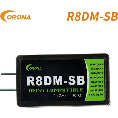 Corona R4DM-SB/R6DM-SB/ R8DM-SB 2.4G 4CH JRDMSS Compatible Receiver w/ S.Bus Support JR DMSS XG6 XG7 XG8 XG11
