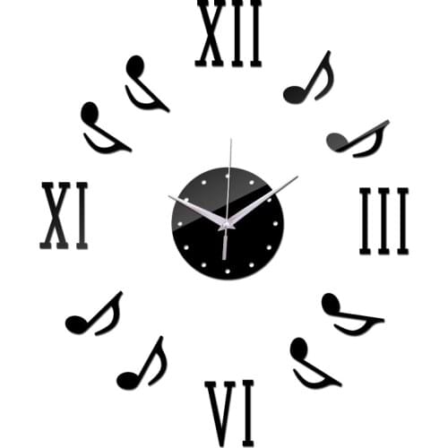 Special offer diy wall stickers clock clocks home decor Furniture acrylic mirror sticker modern living room