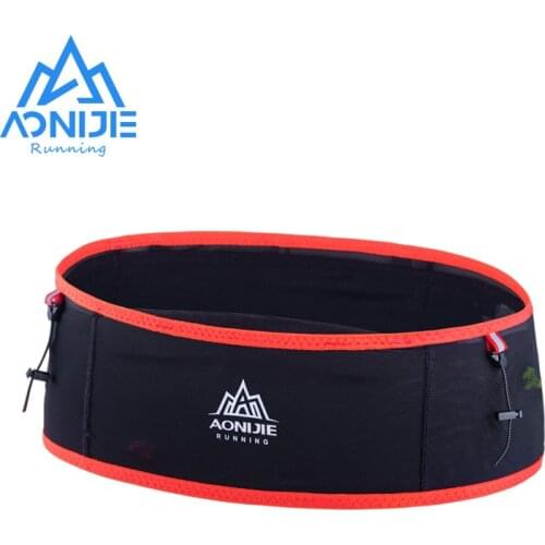 AONIJIE W938S Slim Jogging Running Waist Belt Bag Pack Travel Money Trail Marathon Gym Workout Fitness 6.9" Mobile Phone Holder