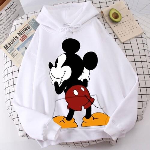 3D Disney cartoon Couple Mickey Hoodie Sweatshirt Casual oversized Women Hoodie Ulzzang hip hop Streetwear Harajuku Sweatshirt