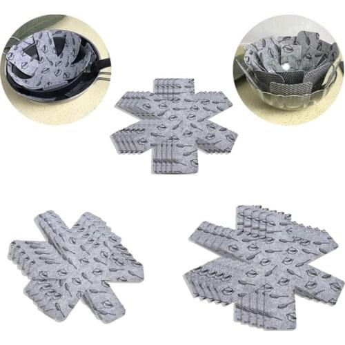1/3/12Pcs Pot & Pan Protectors Cookware Protector Set Divider Pads To Prevent Scratching, Separate And Marring
