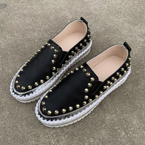 Sneakers Wedges Canvas shoes Womens casual shoes Womens handmade custom Three-dimensional sequins Flowers White Flat