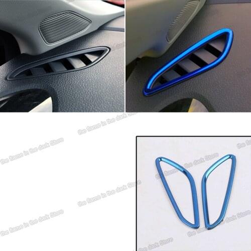 Lsrtw2017 Car Center Console Dashboard Air Vent Outlet Frame Trims for Mg Mg6 2017 2018 2019 2020 2021 Interior Accessories