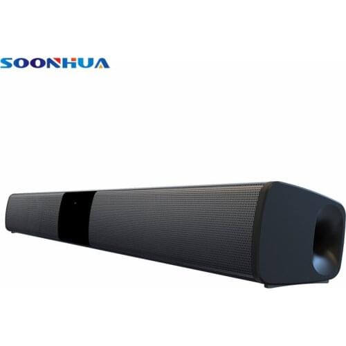 SOONHUA Wireless Bluetooth Speaker RCA Line Subwoofer DSP Stereo Sound Processor Home Theater Soundbar With 3.5mm Audio Input