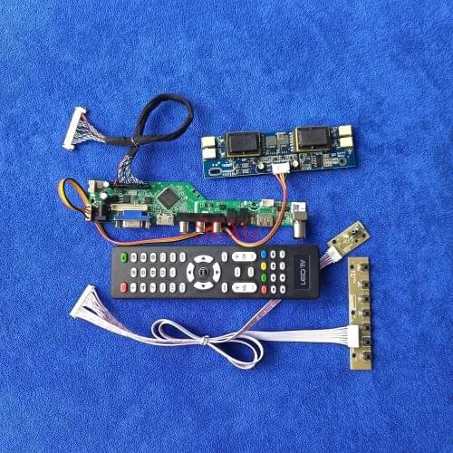 LVDS 30 Pin LCD panel drive card 1280*1024 For LTM190E1/LTM190E4/LTM190EP01/LTM190EX kit HDMI-compatible USB AV VGA 4CCFL Analog