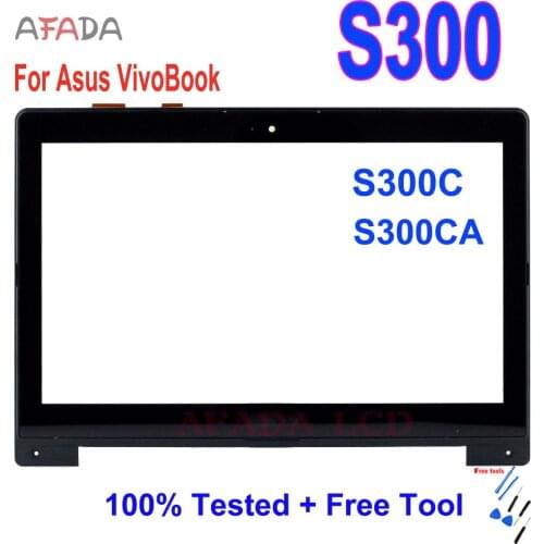 13.3'' LCD Display For Asus VivoBook S300 S300C S300CA LCD Display Touch Screen Assembly 1366X768 Replacment