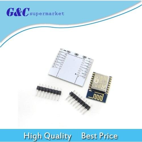 ESP8266 ESP-12 Remote Serial Port WIFI Module with IO Adapter Plate Expansion Applies to ESP-07, ESP-08, ESP-12E diy electronics