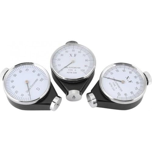 Shore Type A/O/D Rubber Tire Durometer Hardness Tester Meter 0-100 HA Meter