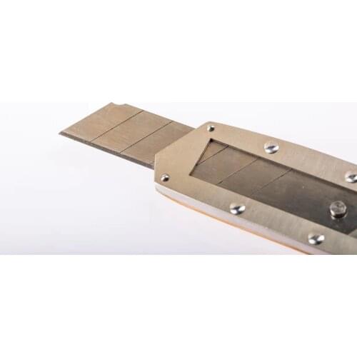 Heavy metal 25mm stainless steel utility knife