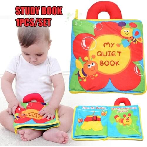 Multifunctional Early Education Three-dimensional Cloth Book Color Recognition Dressing Learning Toy New Design Kids Toys Gift
