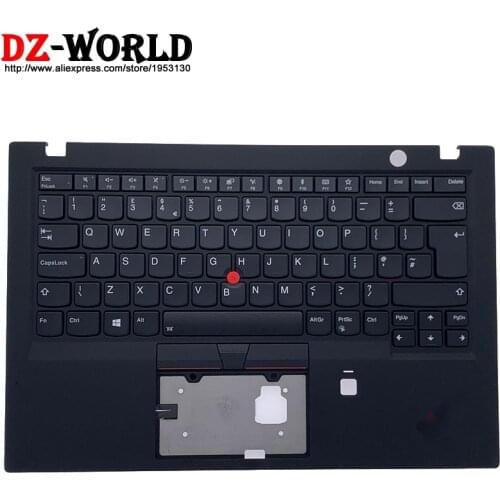 New Original C Cover Shell Palmrest Upper Case With UK English Backlit Keyboard for Thinkpad X1 Carbon 6th Gen Laptop 01YR564