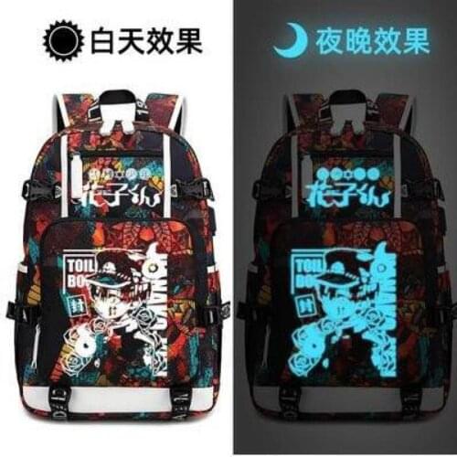 New Style Anime Toilet-Bound Hanako Kun Pattern Backpack fashion Schoolbag For Boys And Girls High Capacity Travel shoulder Bag