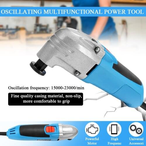 Meterk 280W Trimming Machine Oscillating Power Tool 220V Electric Trimmer Trepanning Slotting Cutting Polishing Machine