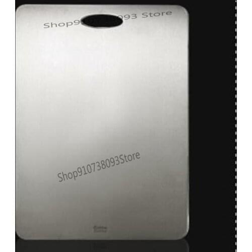 Panel household and panel 304 stainless steel solid wood large cutting board cutting board thickened cutting kneading dough roll