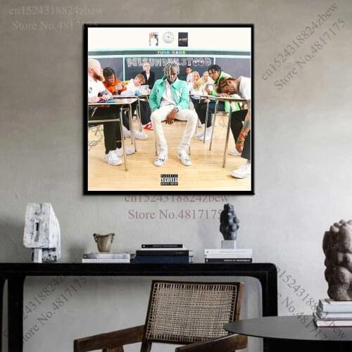 Yung Bans Poster Rapper Singer Music Album MISUNDERSTOOD Yung Bans Vol.5 Canvas Painting Wall Art Posters and Prints Home Decor