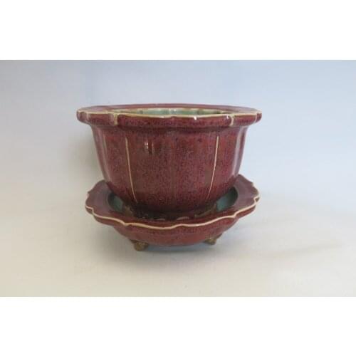 Rare Old Chinese SongDynasty " Jun Kiln" porcelain flowerpots