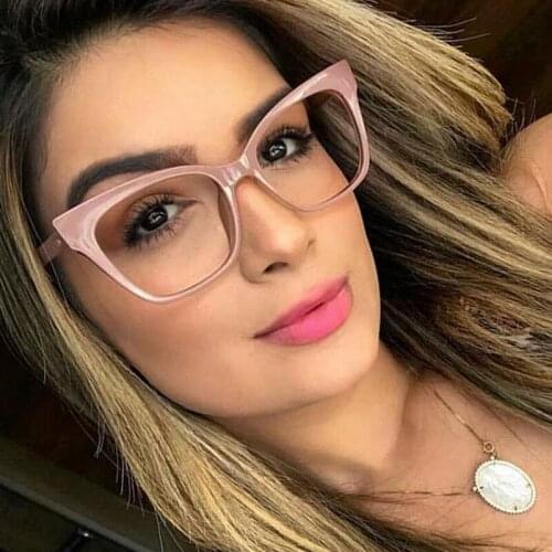 Sexy Cat Eye Glasses Frame Women Vintage Clear Glasses Frames Women Eyeglasses Frames spectacle frame Transparent oculos de grau