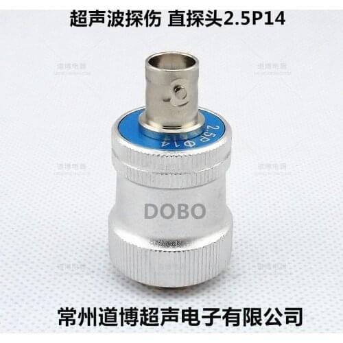 Ultrasonic Straight Probe 2.5P14 Flaw Detector Probe Metal Flaw Detection UT Longitudinal Wave Converter