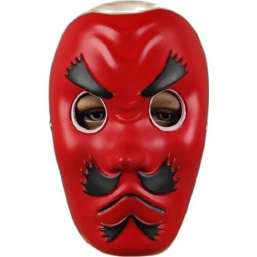 Unisex Anime Cartoon 3D Demon Slayer Urokodaki Sakonji Funny Halloween Masquerade Mask Facepiece Headgear Prop Gift