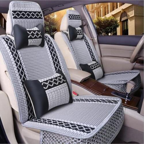 Universal Ice silk car seat covers For Mazda 3 6 CX-5 CX7 323 626 M2 M3 M6 Axela Familia ATENZA auto accessories car styling