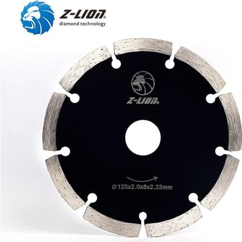 Z-LION 5" 125mm Universal Saw Diamond Disk For Cutting Diamond Segments Saw Blade For Granite Concrete Stones
