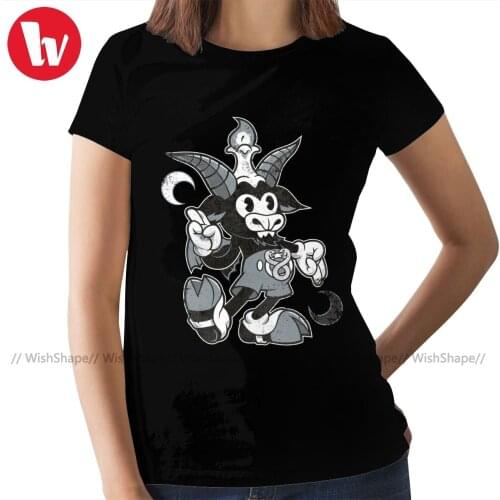 Witchcraft T-Shirt Do Walt Thou Wilt Baphomet Creepy Cute Occult T Shirt 100 Cotton Street Fashion Women tshirt Ladies Tee Shirt