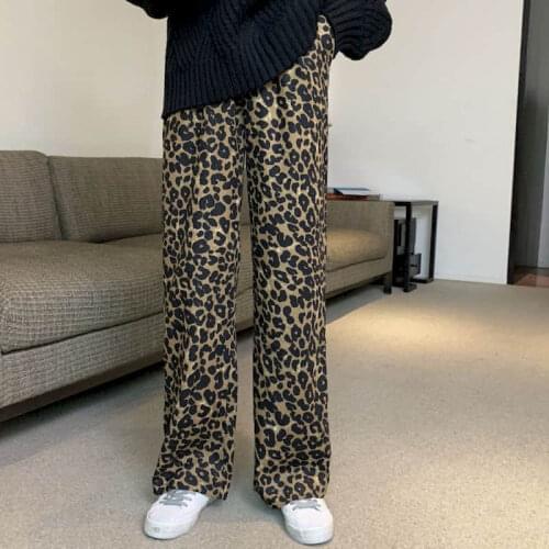 2021 Spring Summer New Pants Female Students Korean Harajuku Loose Casual Plus Fashion Streetwear Women Goth Sweatpants Trousers