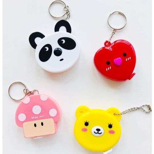 1X Kawaii Panda Heart Mushroom 150cm Measuring Band Tape Ruler